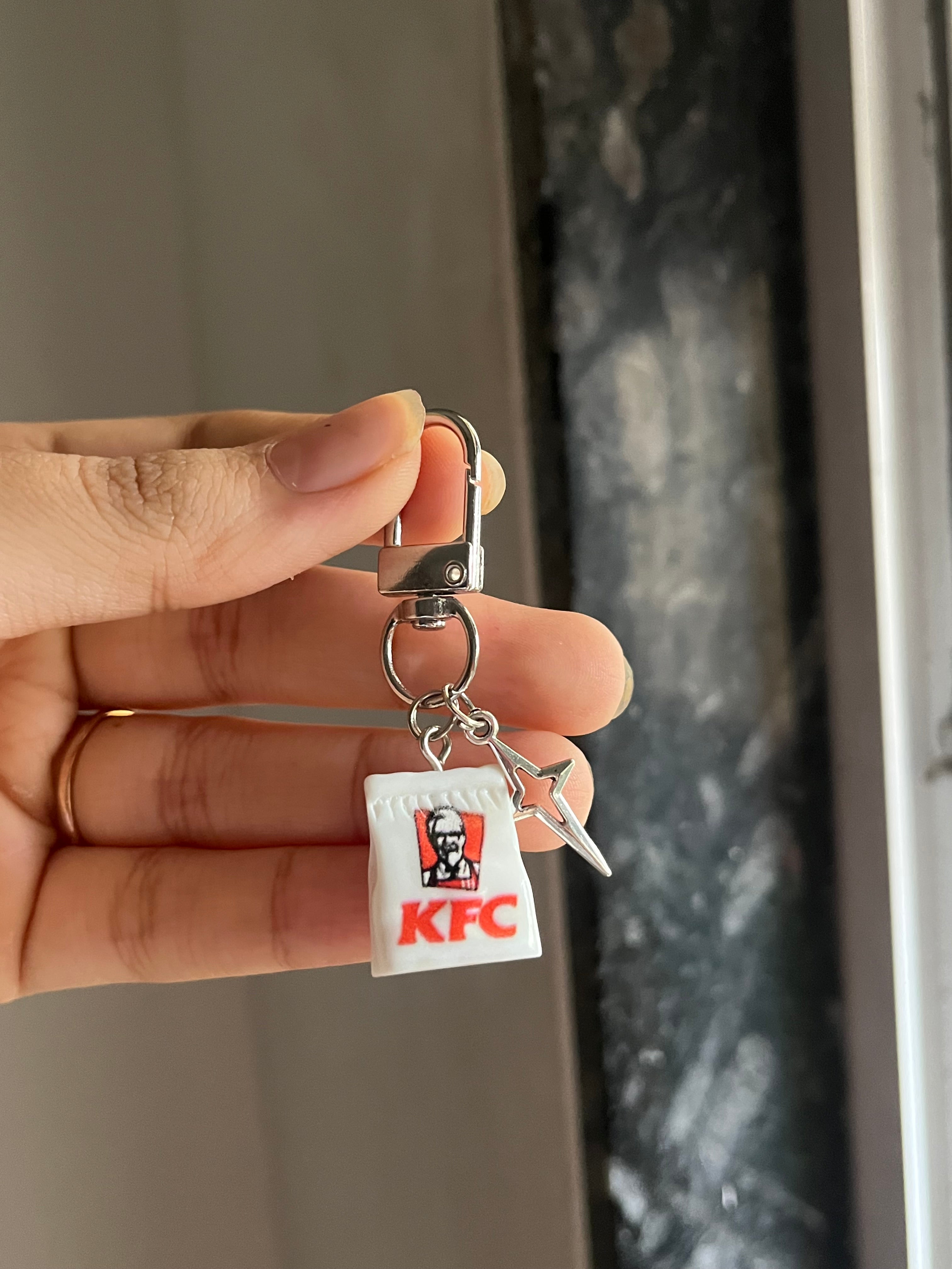 kfc bag keychain