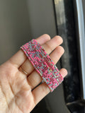 hot pink sparkling bracelet