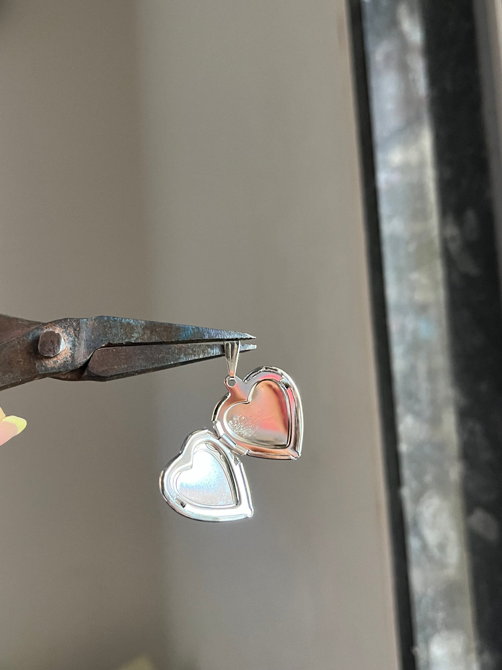 photo locket charm