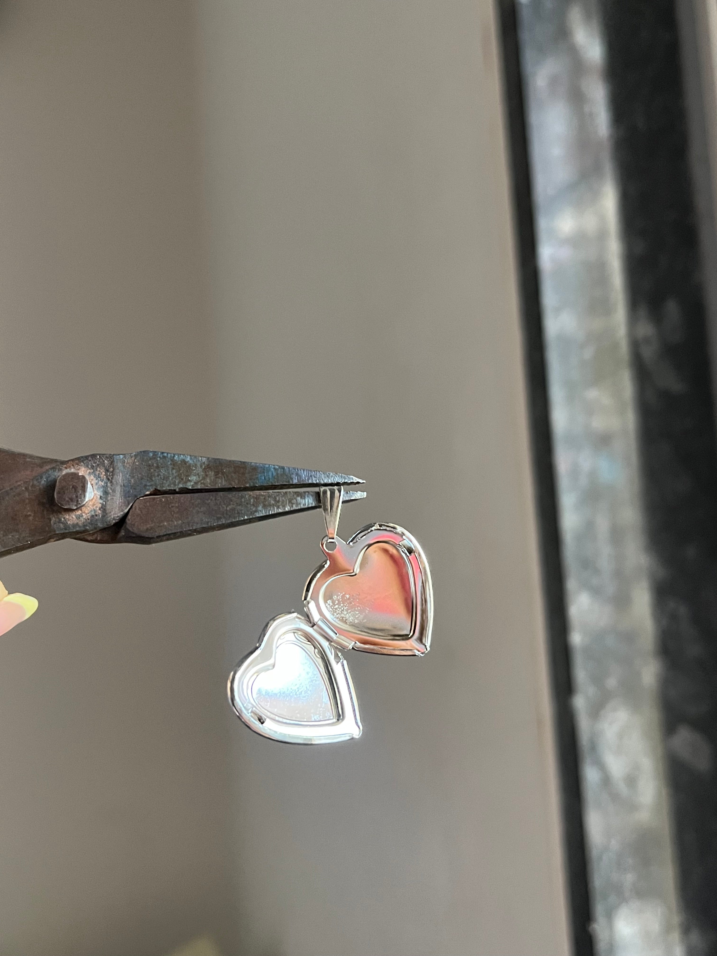 photo locket charm