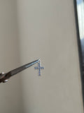 mini blue cross charm