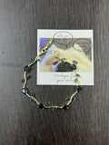 royal blue tulip bracelet