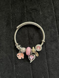 pink heart pandora bracelet