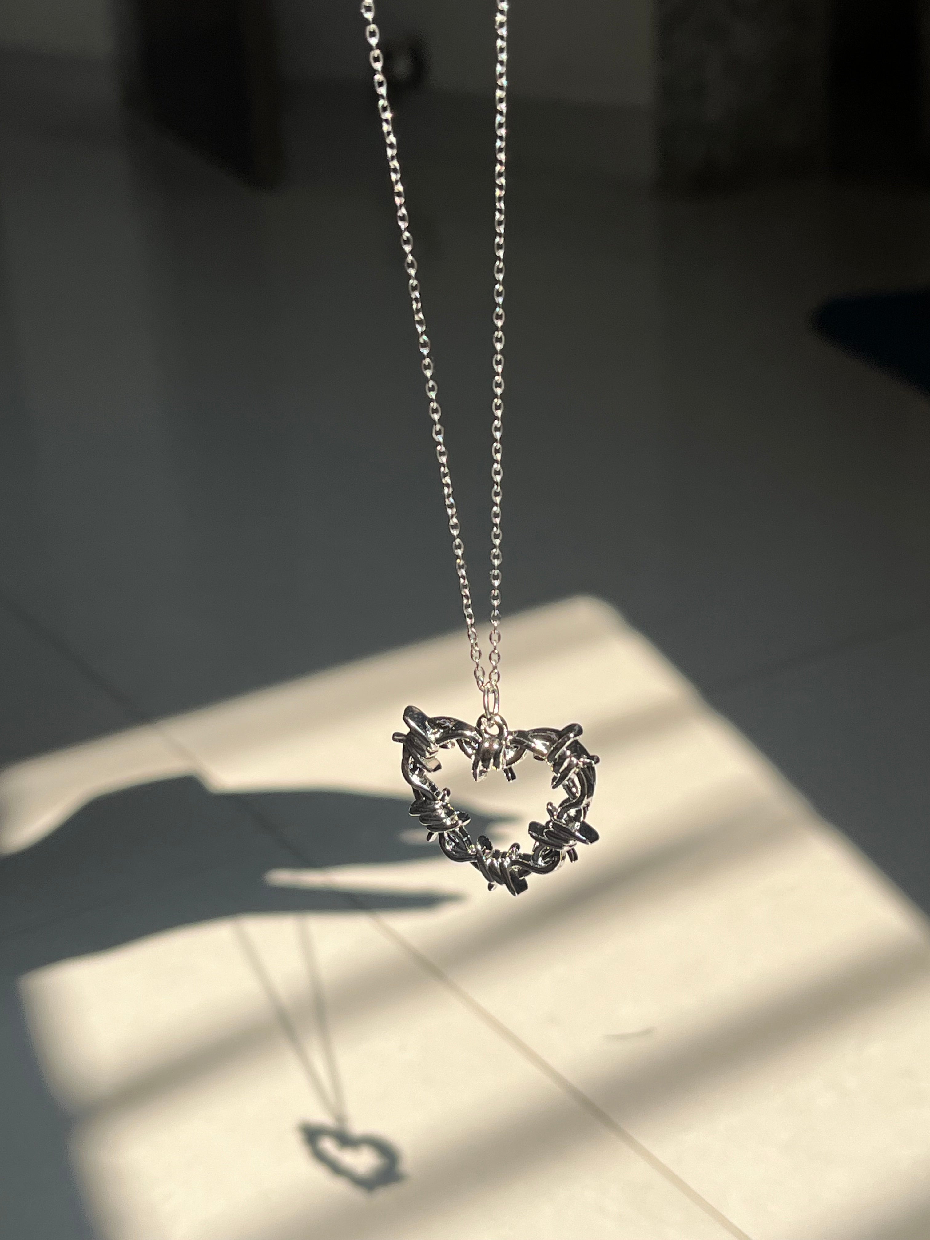 gothic heart chain