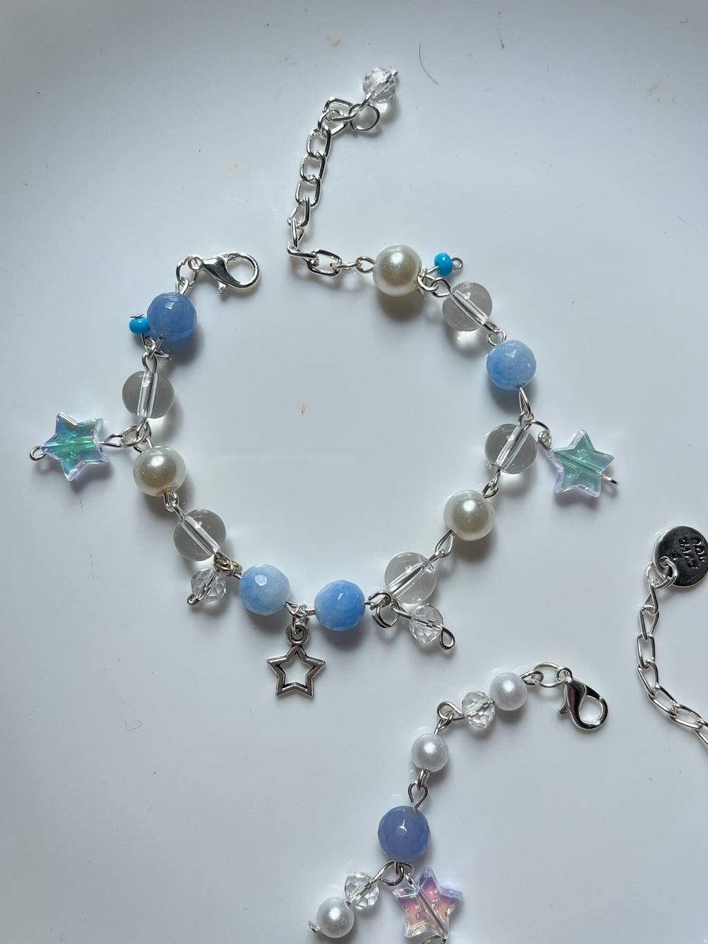blue coquette bracelet