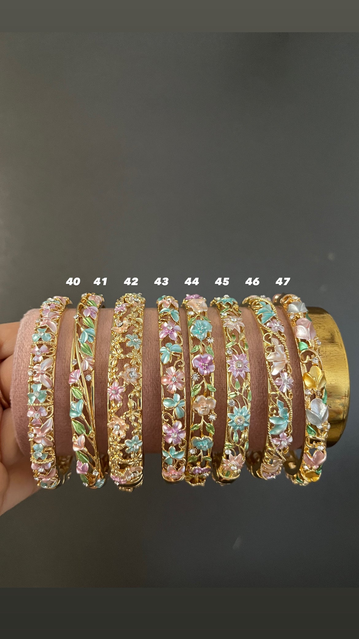 floral bangles