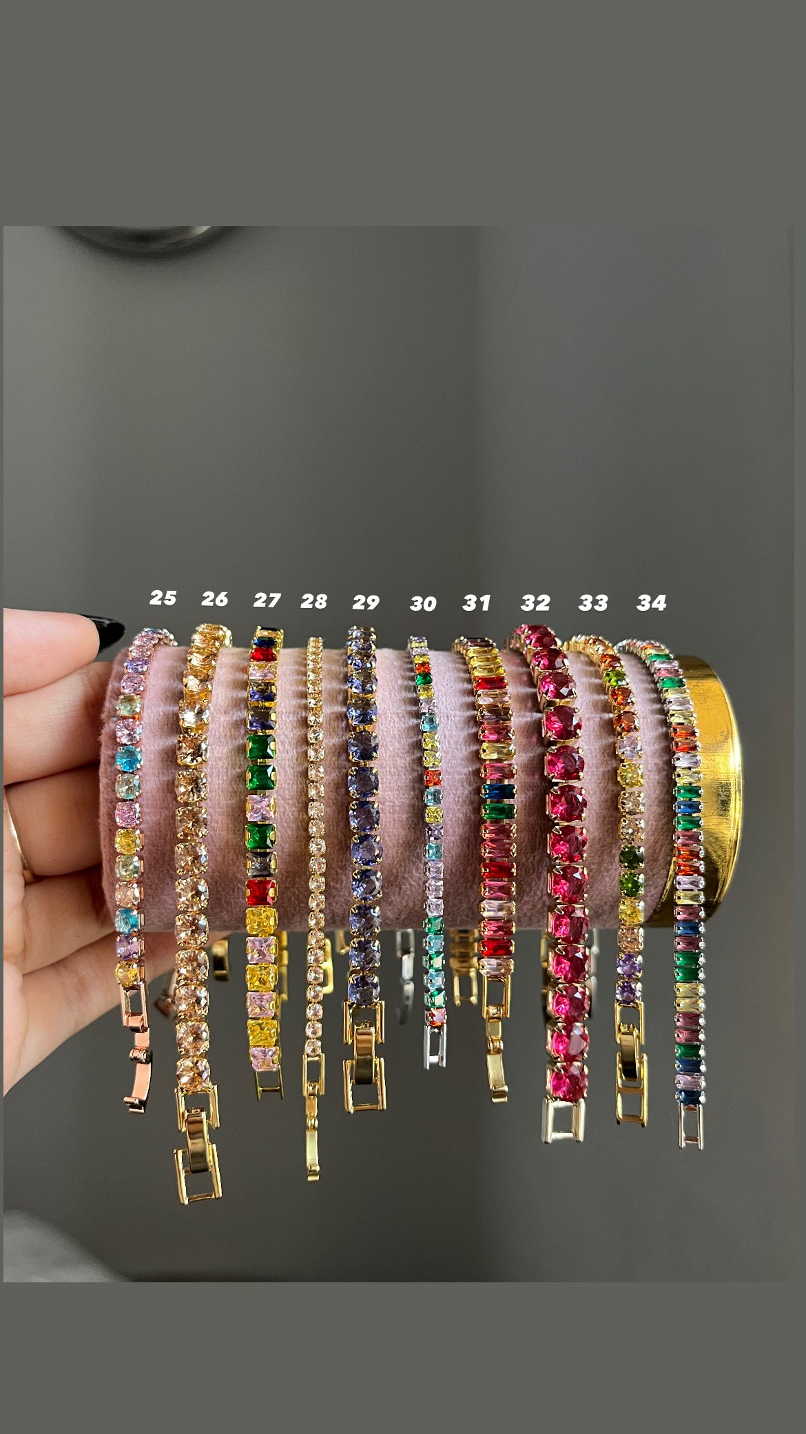 tennis bracelets