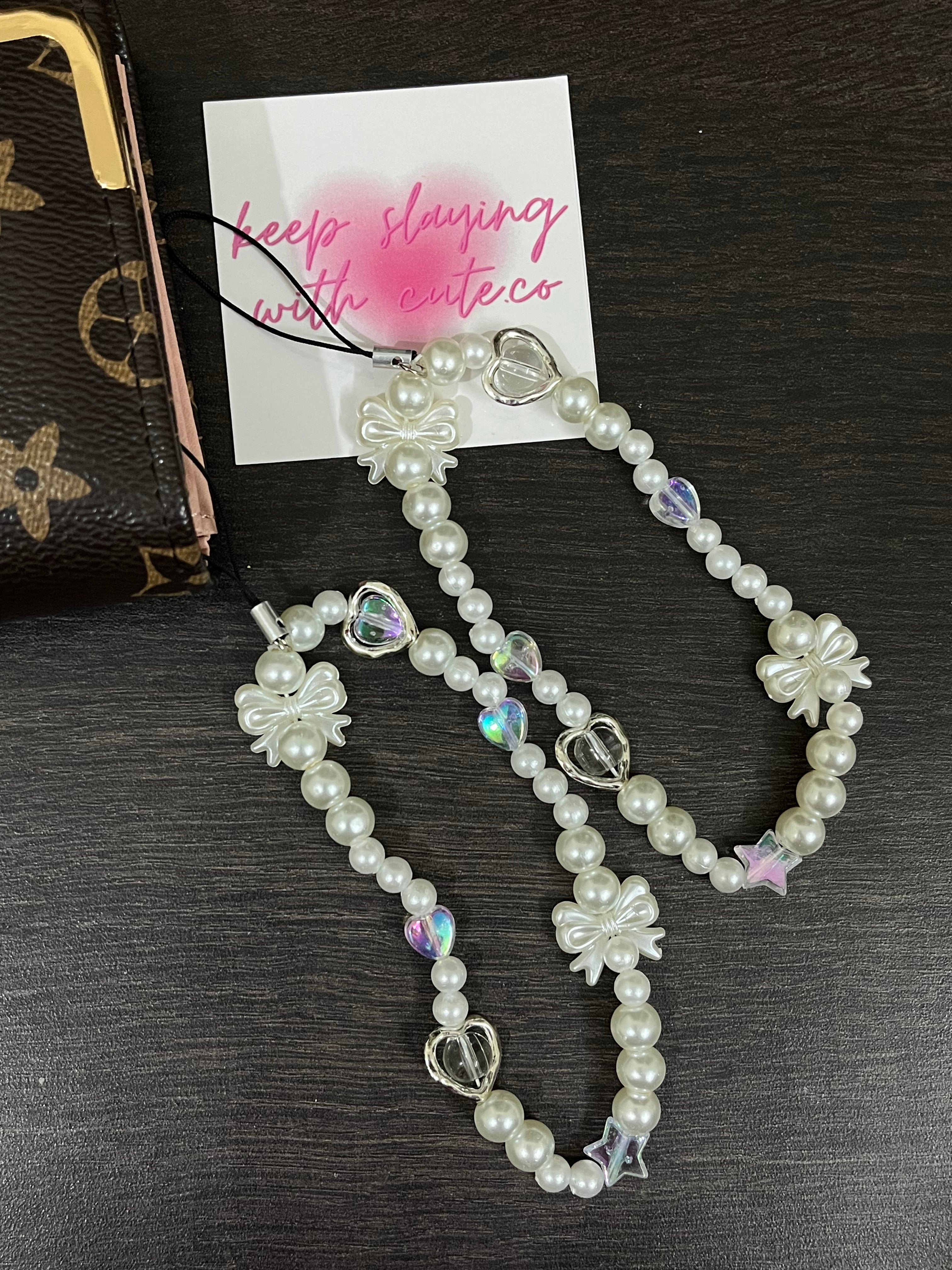 coquette phone charm