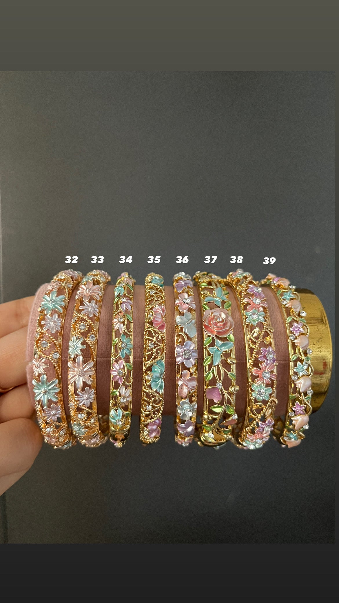floral bangles