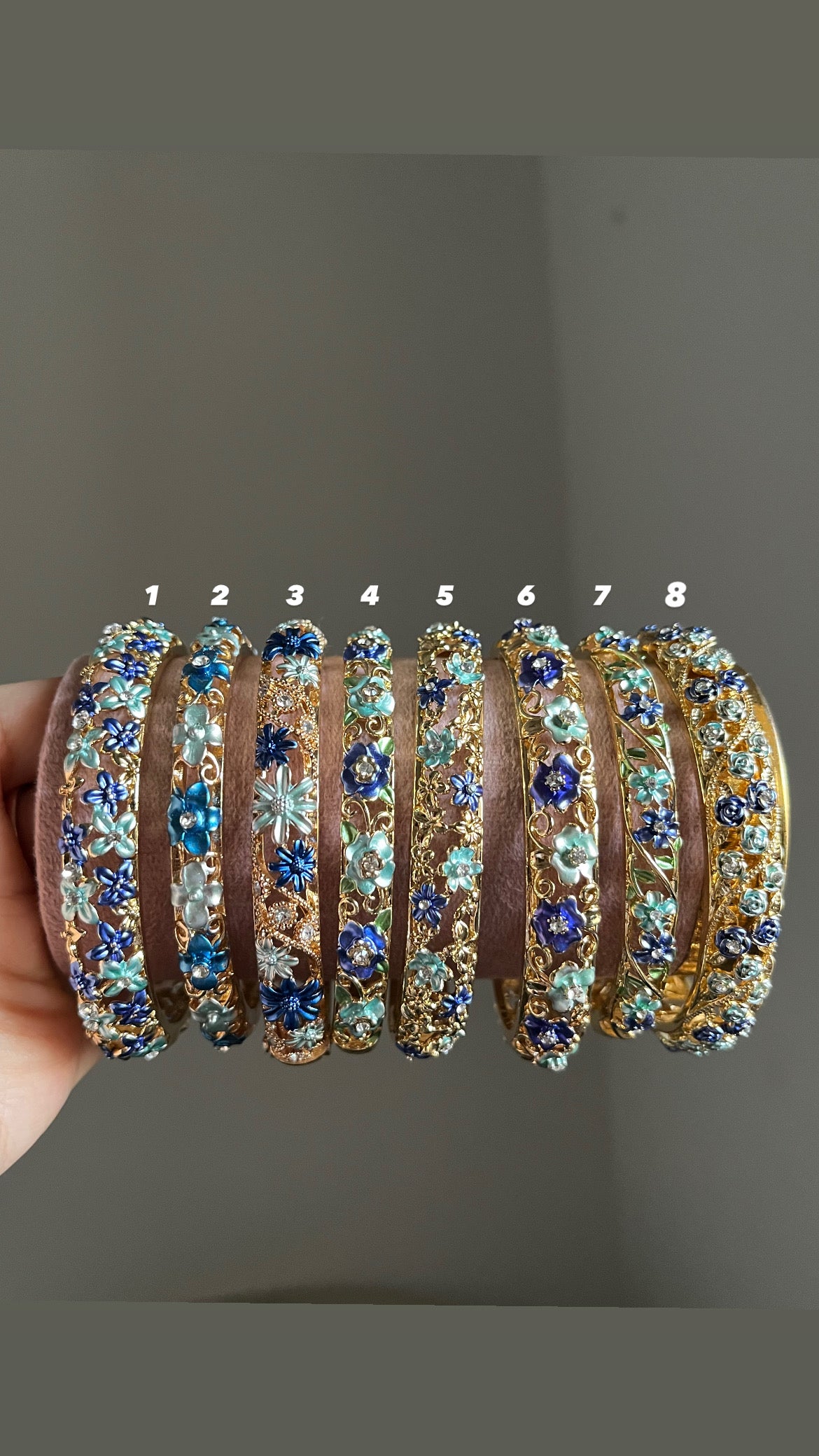 floral bangles