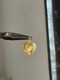 golden photo locket charm