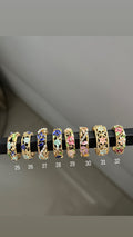 floral rings