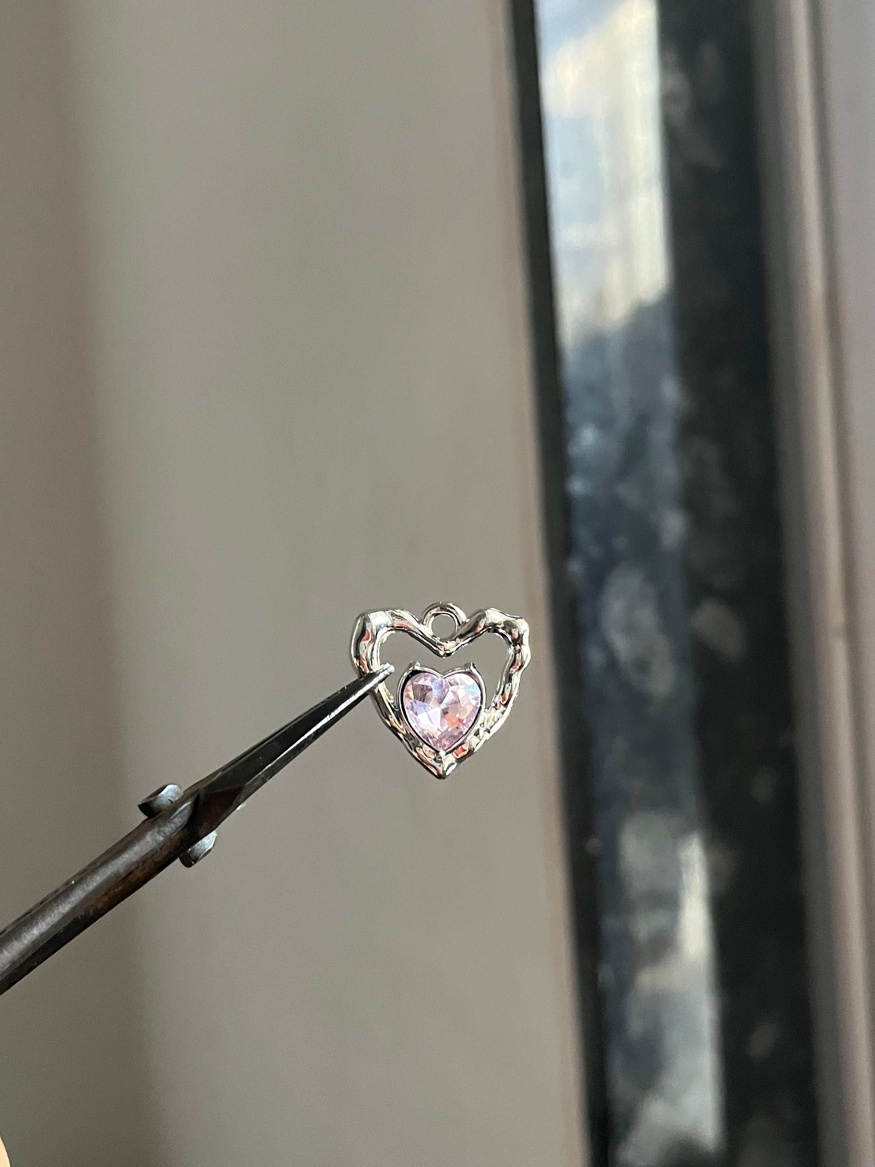 double heart charm