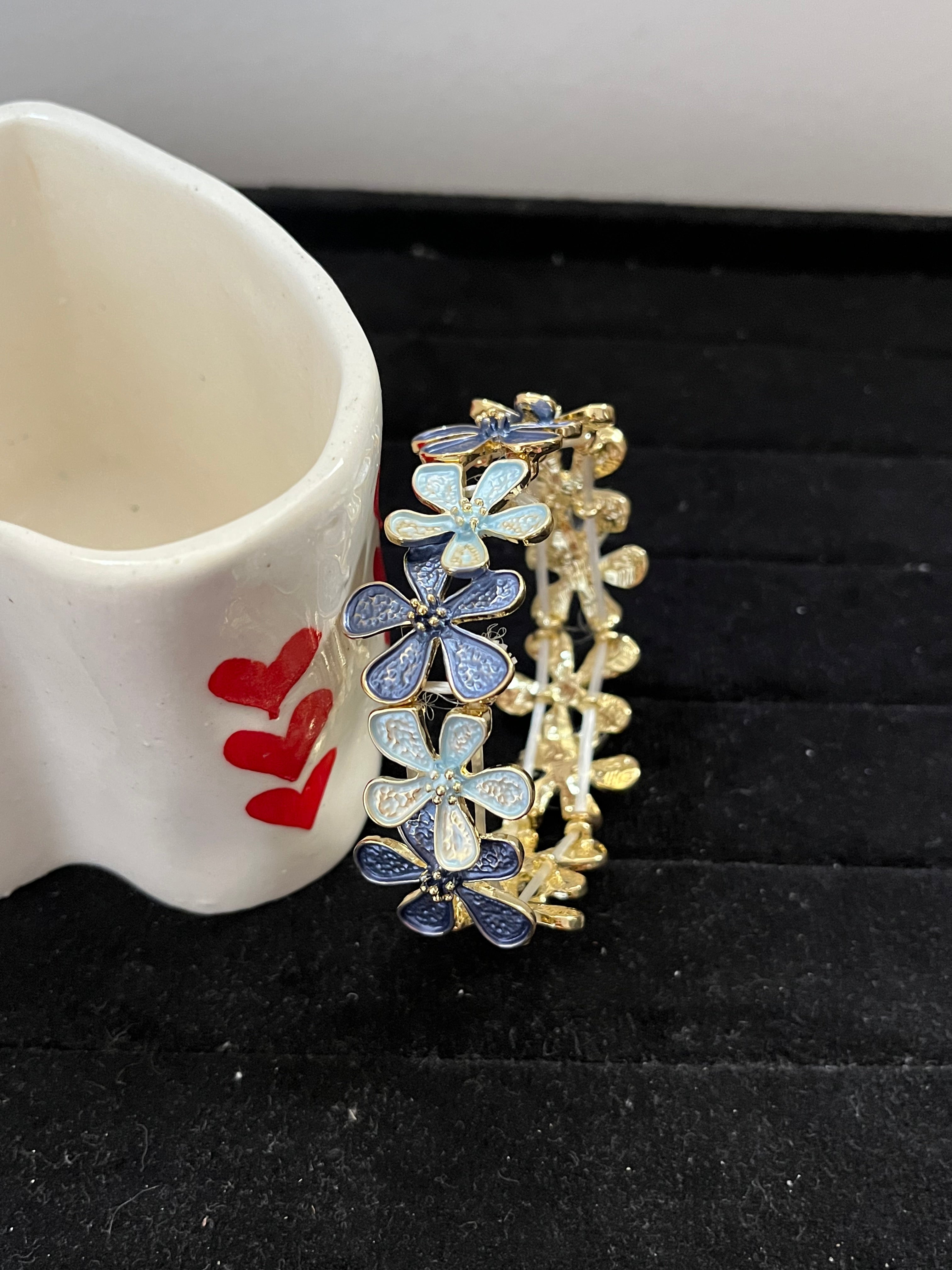 stretchable enamel bracelet- 5