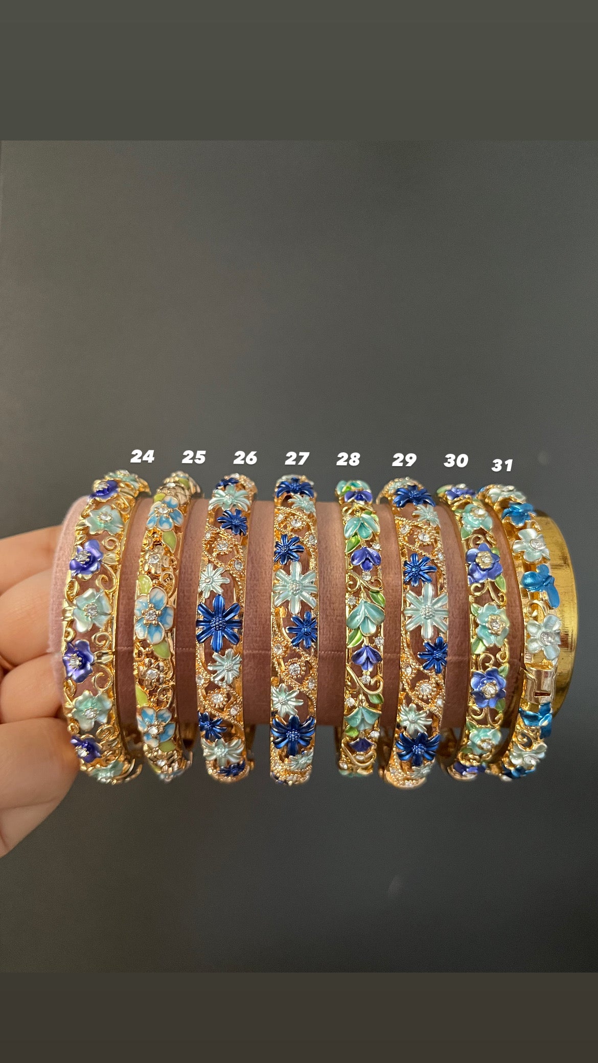 floral bangles