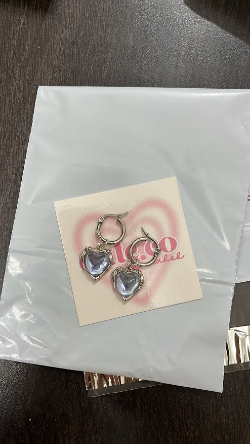 blue heart hoops