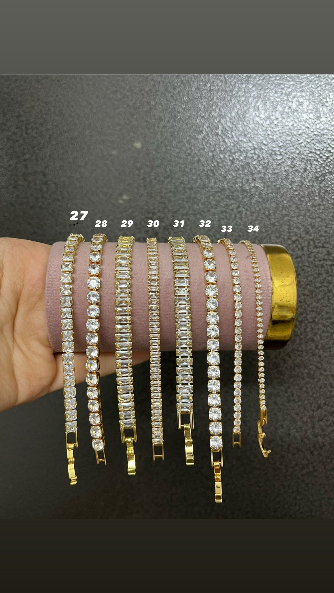 tennis bracelets