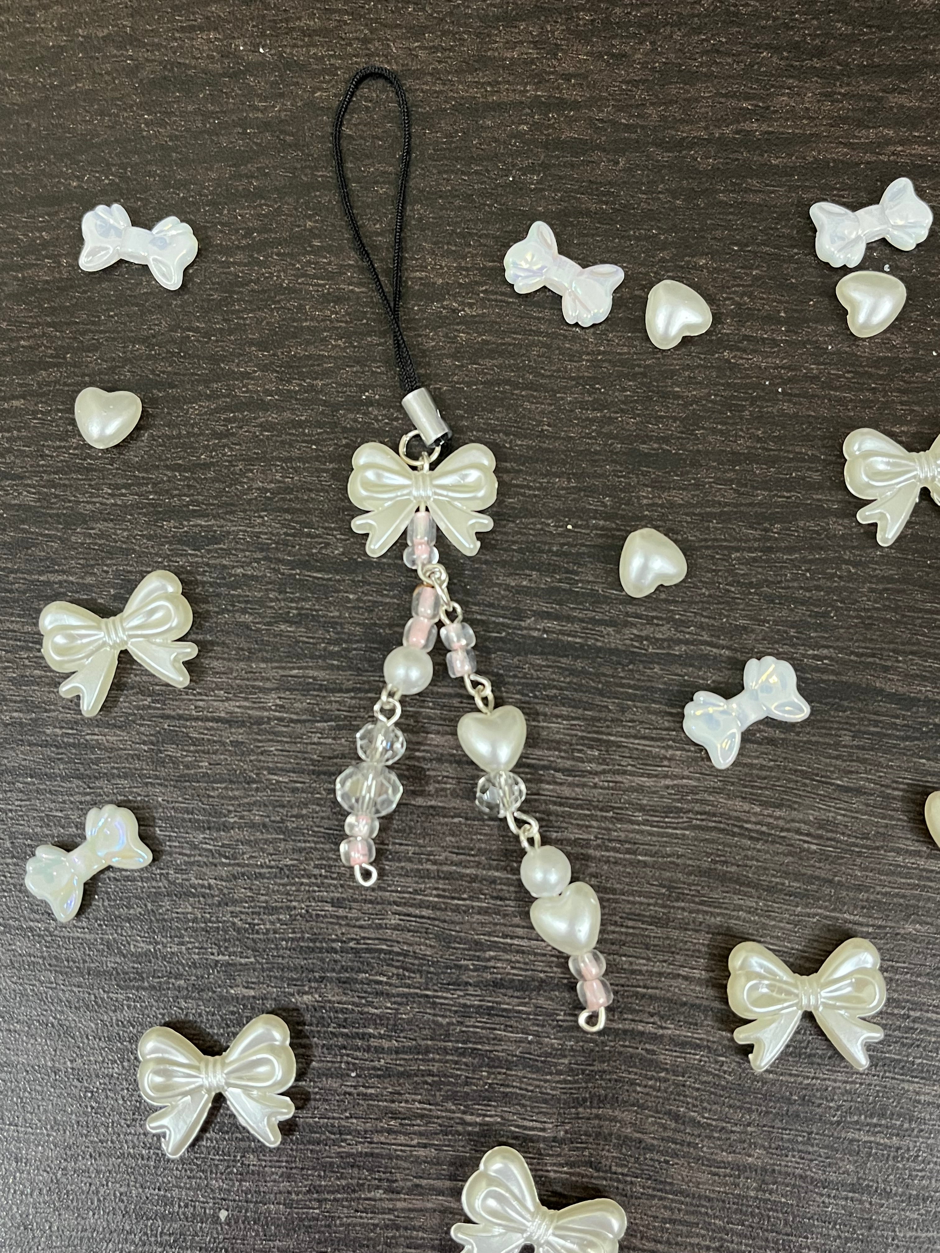 mini coquette phone charm