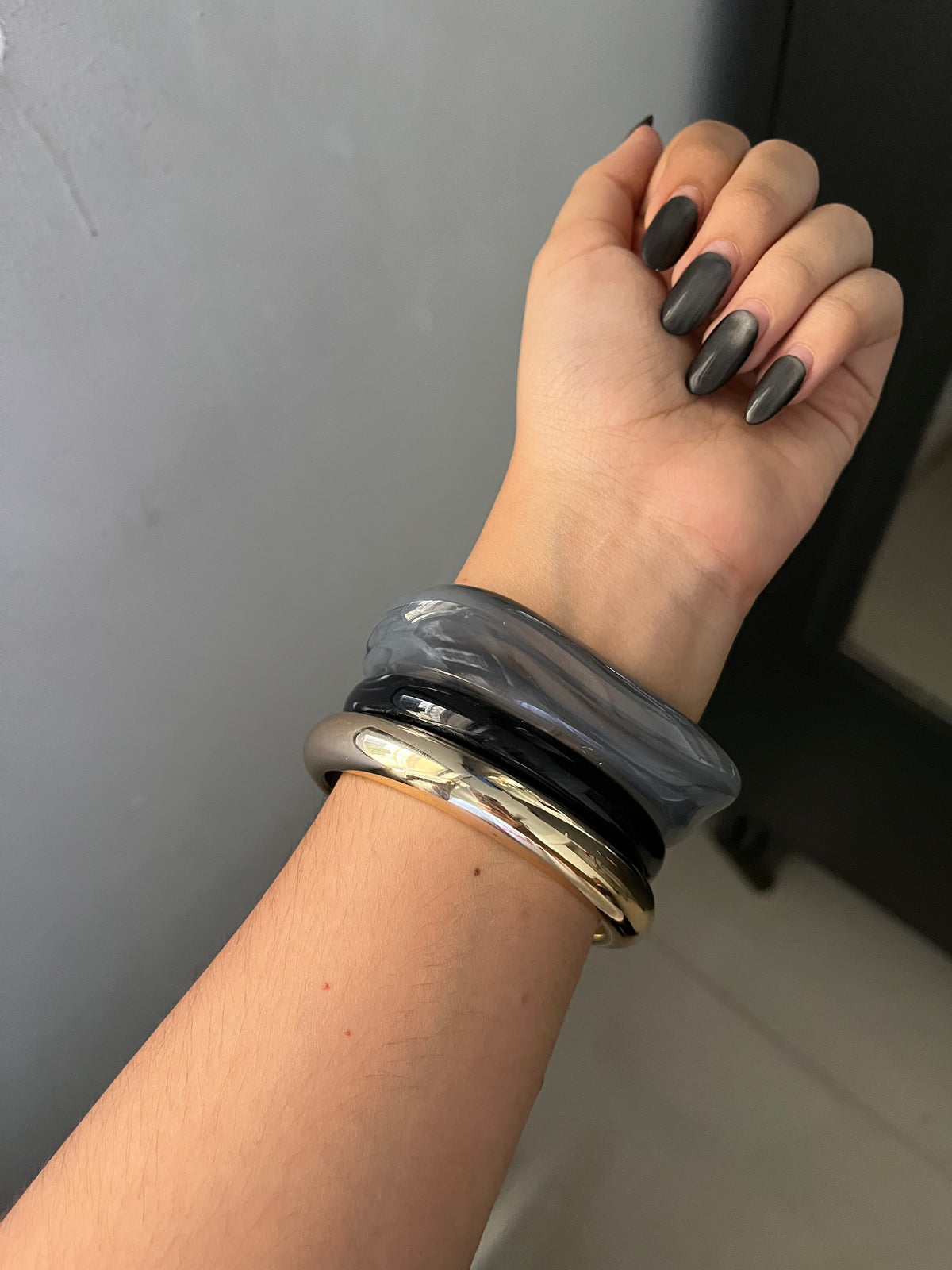 dark grey maximalist stack