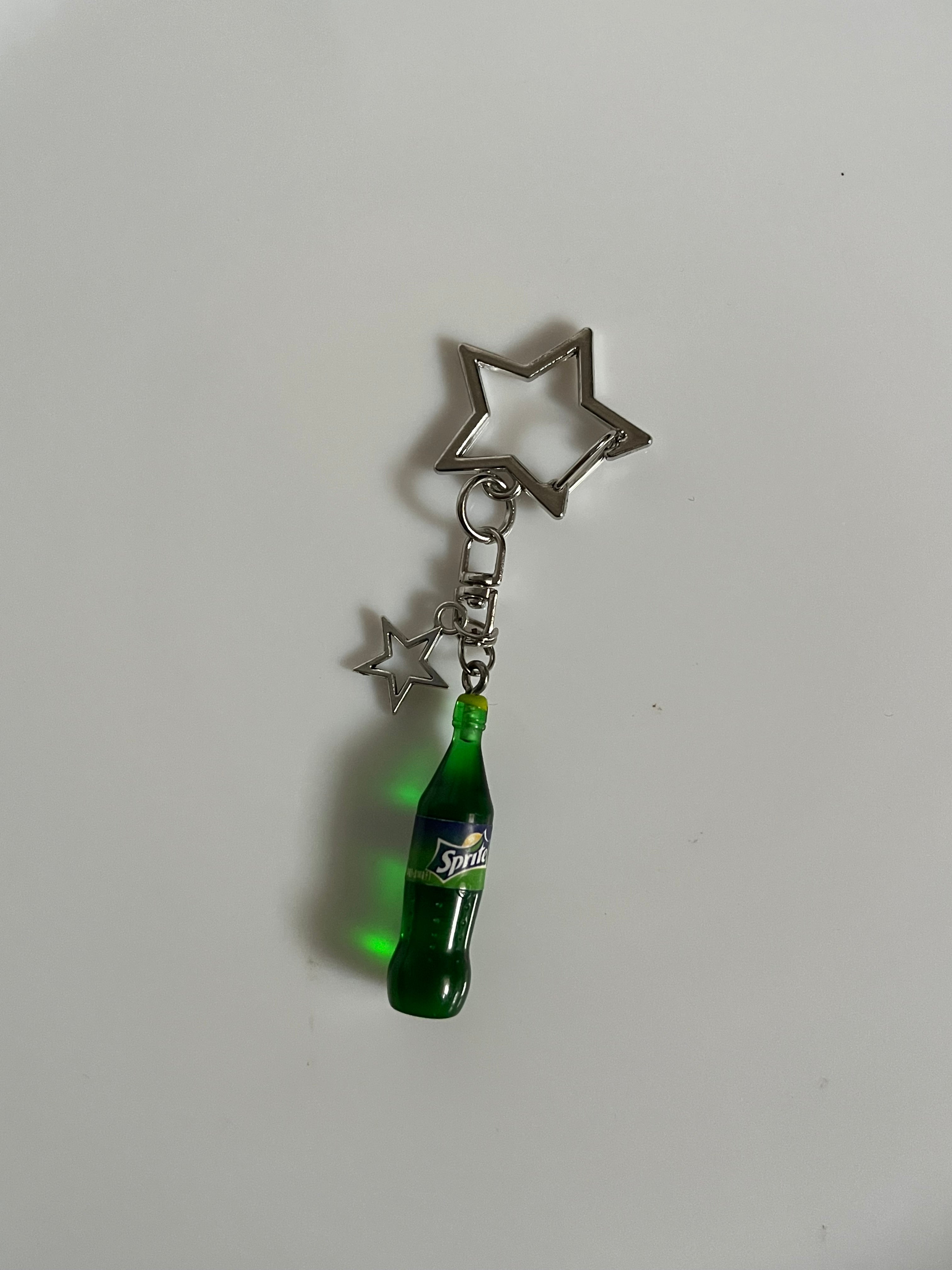 sprite bottle keychain