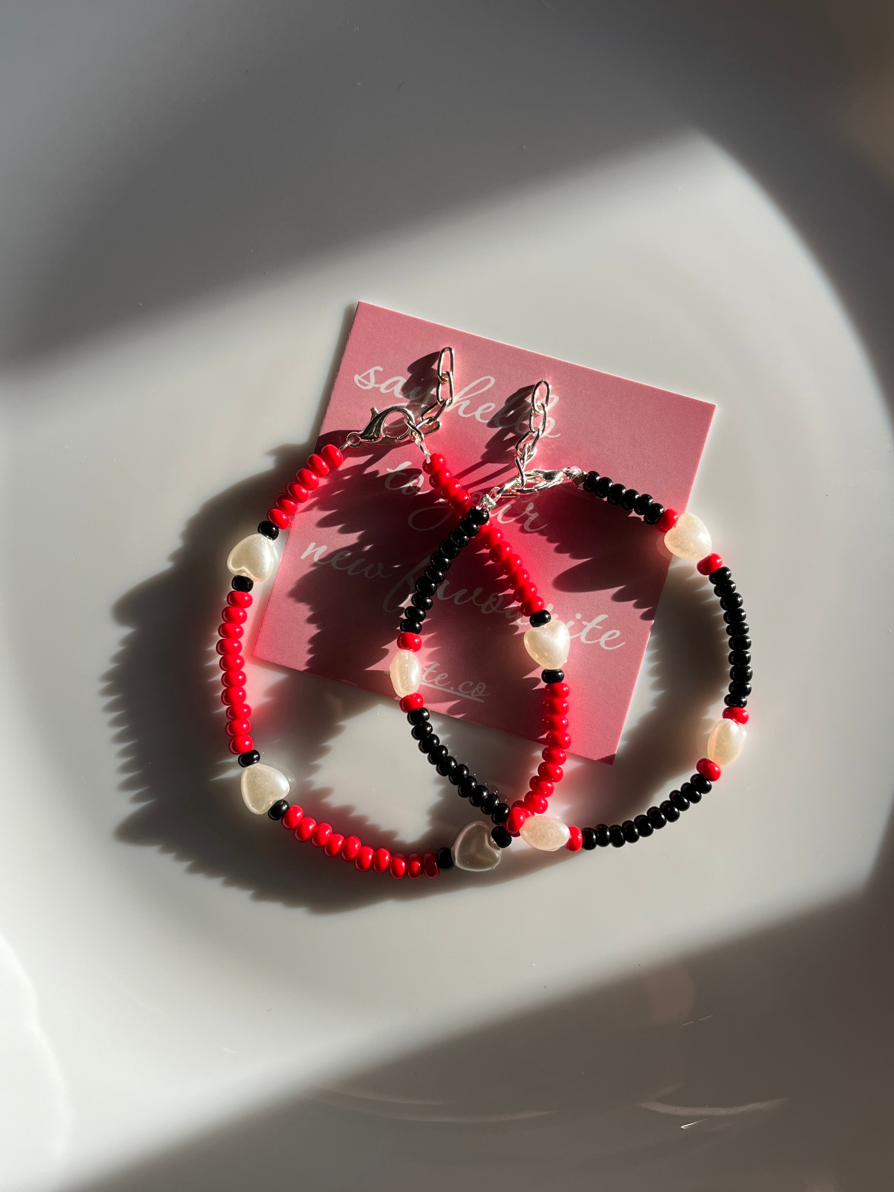 beaded spiderman pair
