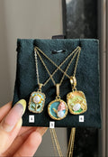 vintage floral chains