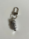 white monster keychain