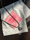 heart arrow snake chain