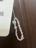 pink coquette phone charm