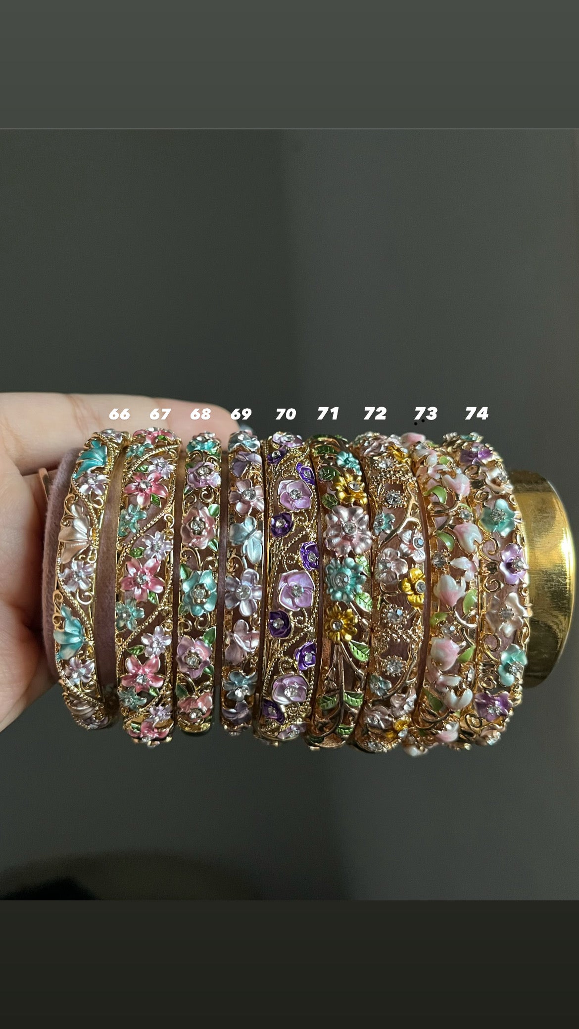 floral bangles