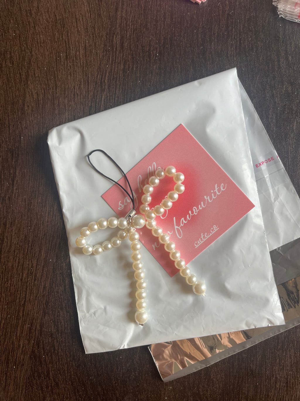 bowie phone charm