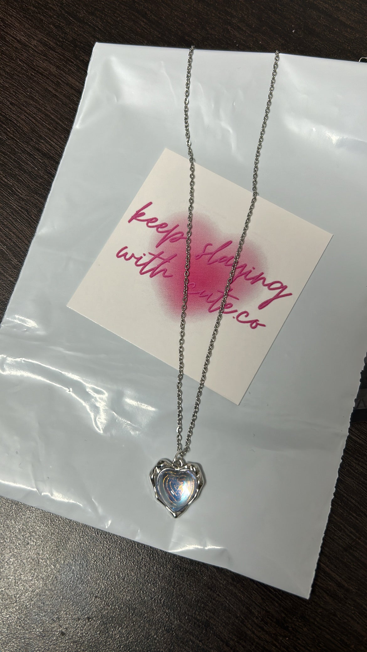 blue heart chain