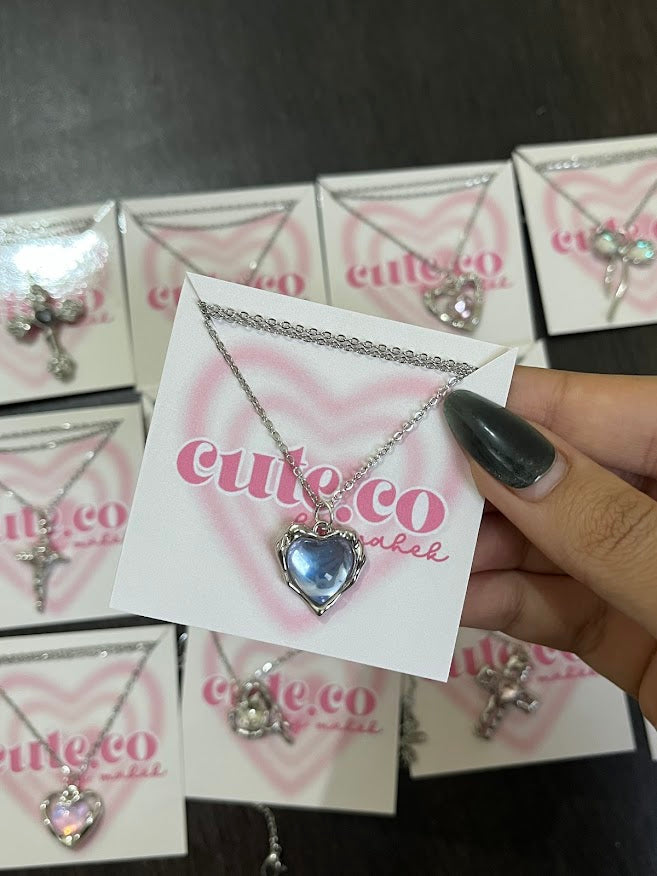 blue heart chain