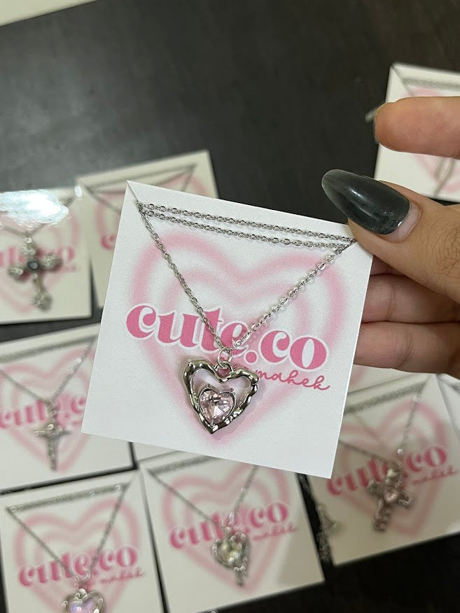 double heart chain