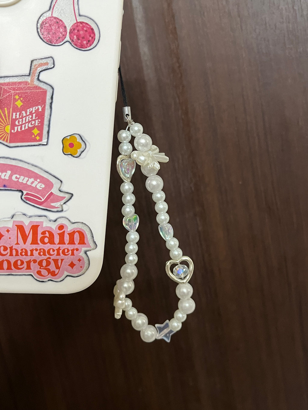 coquette phone charm
