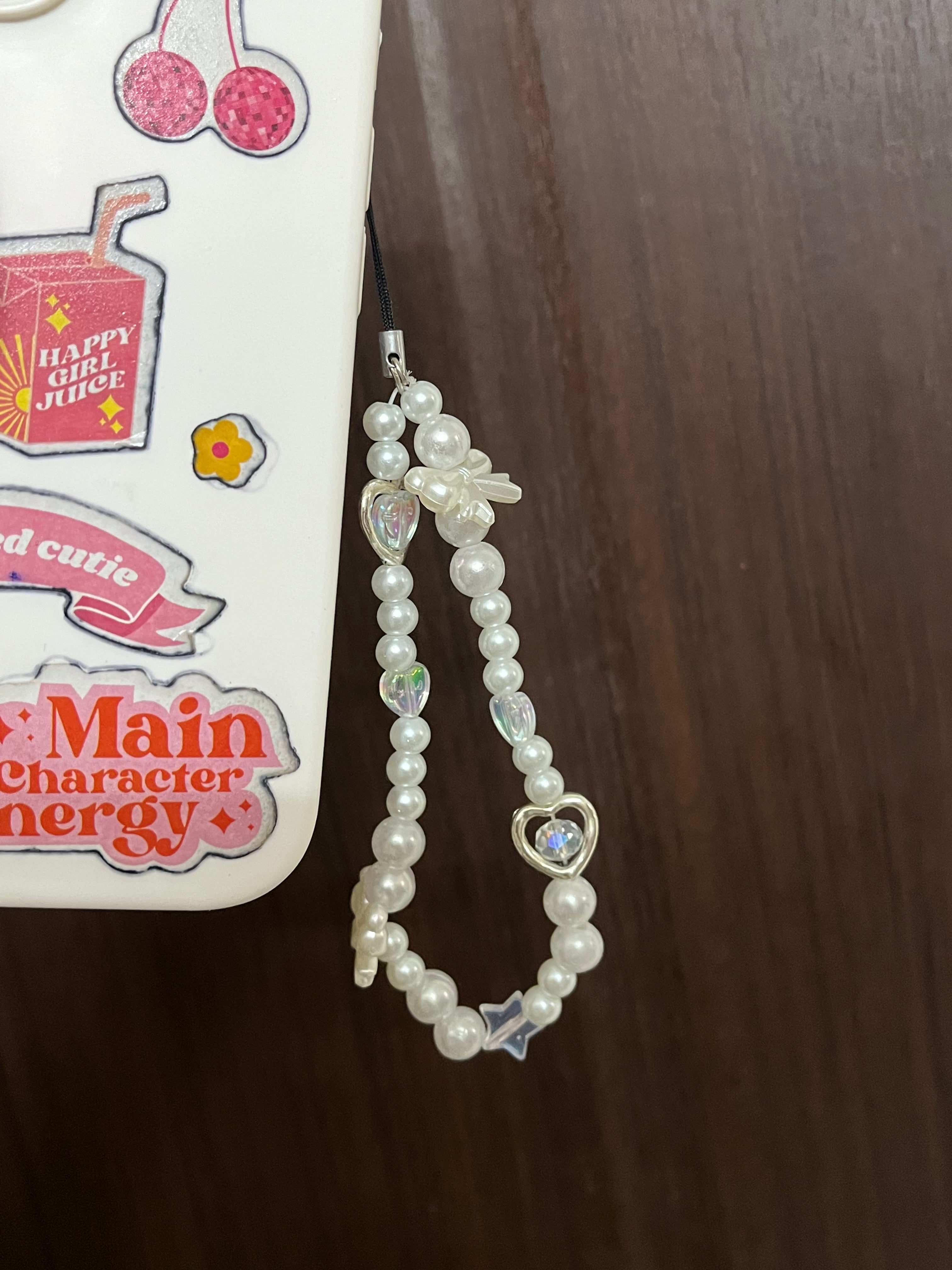 coquette phone charm