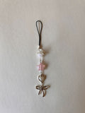 hanging bow phone charm