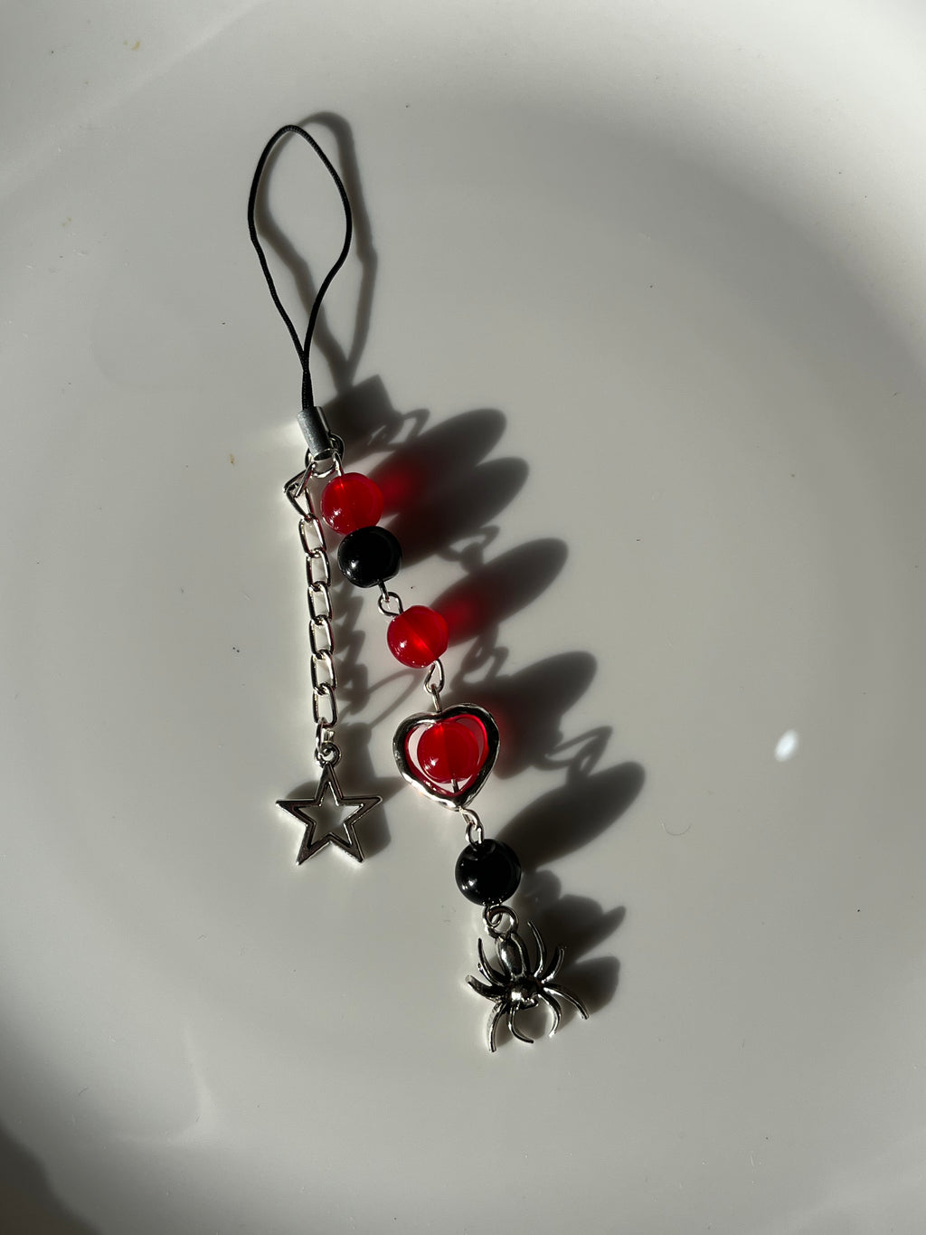 spider phone charm
