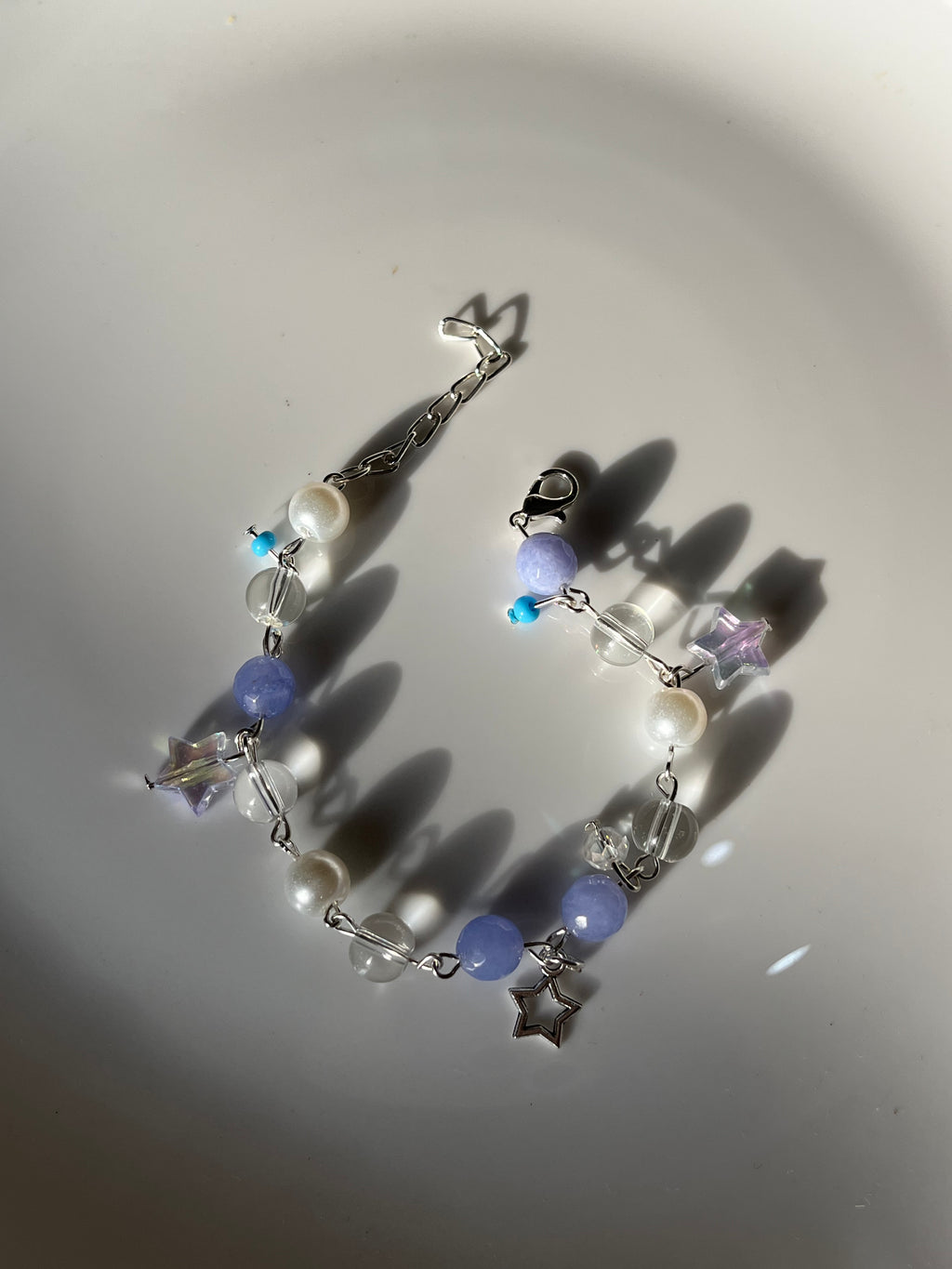 blue coquette bracelet