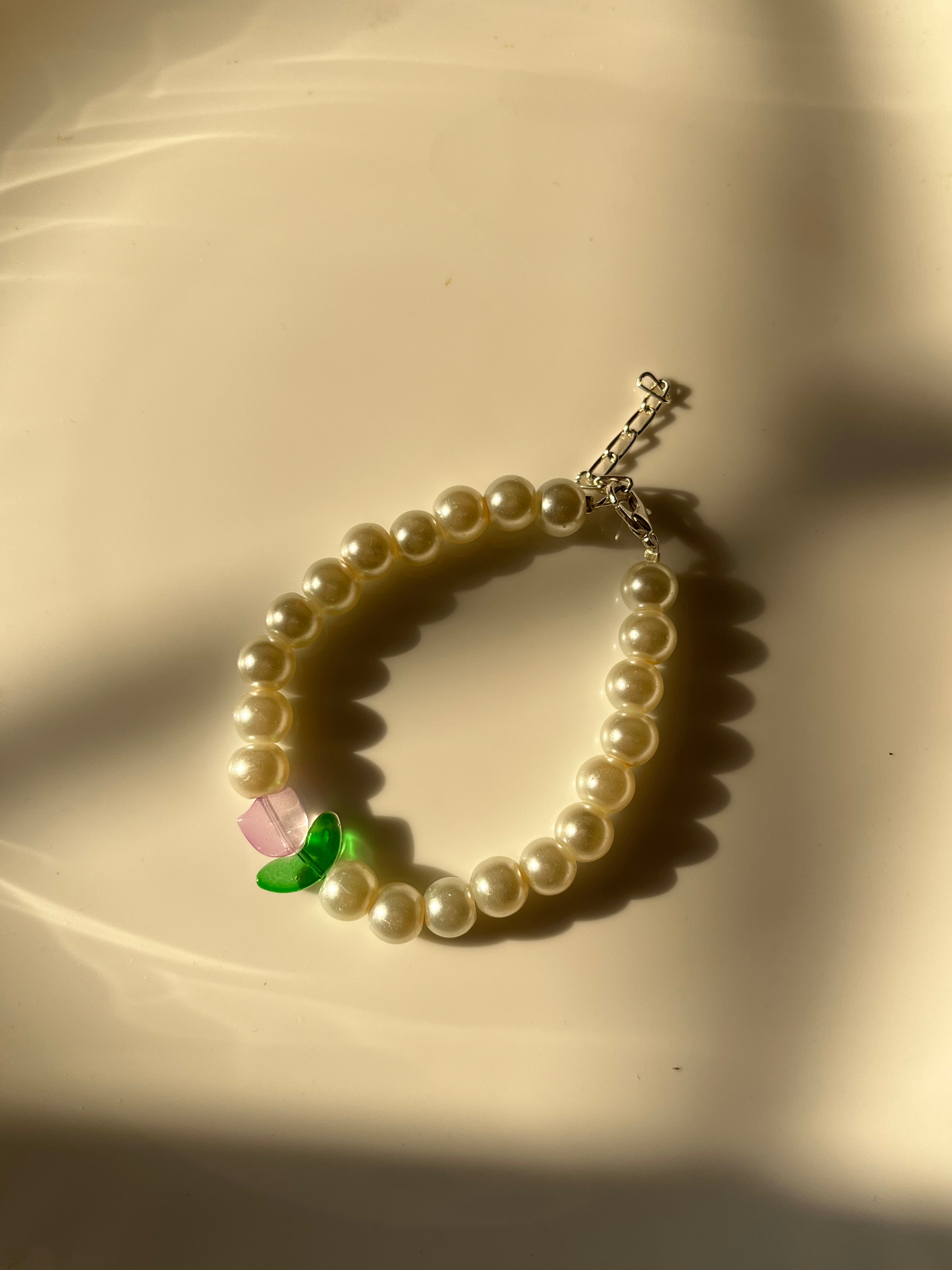 purple tulip bracelet