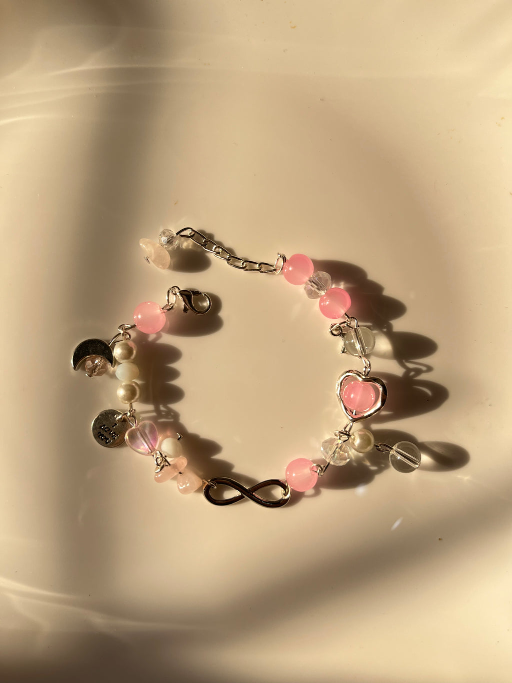 infinity coquette bracelet