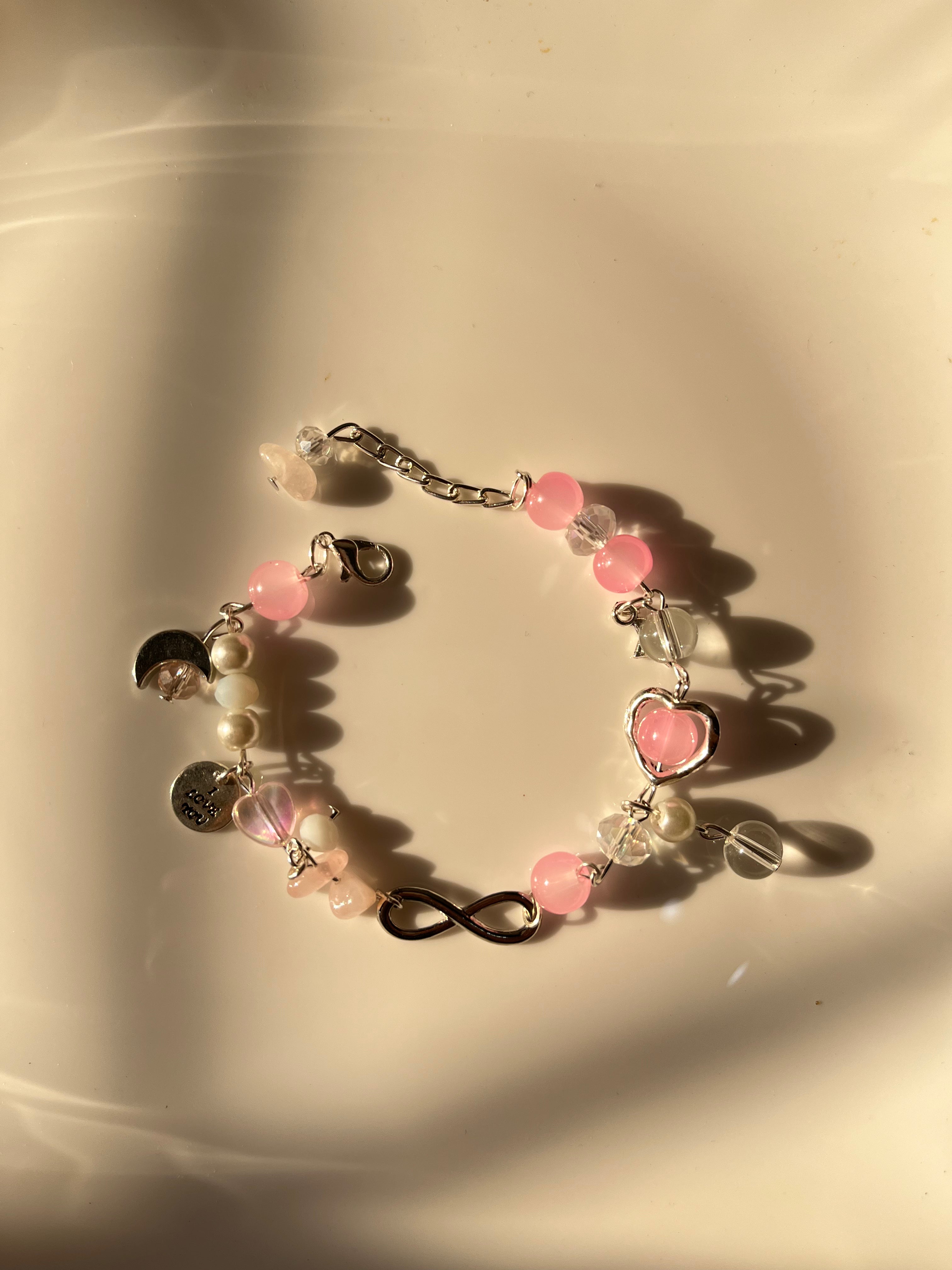 infinity coquette bracelet