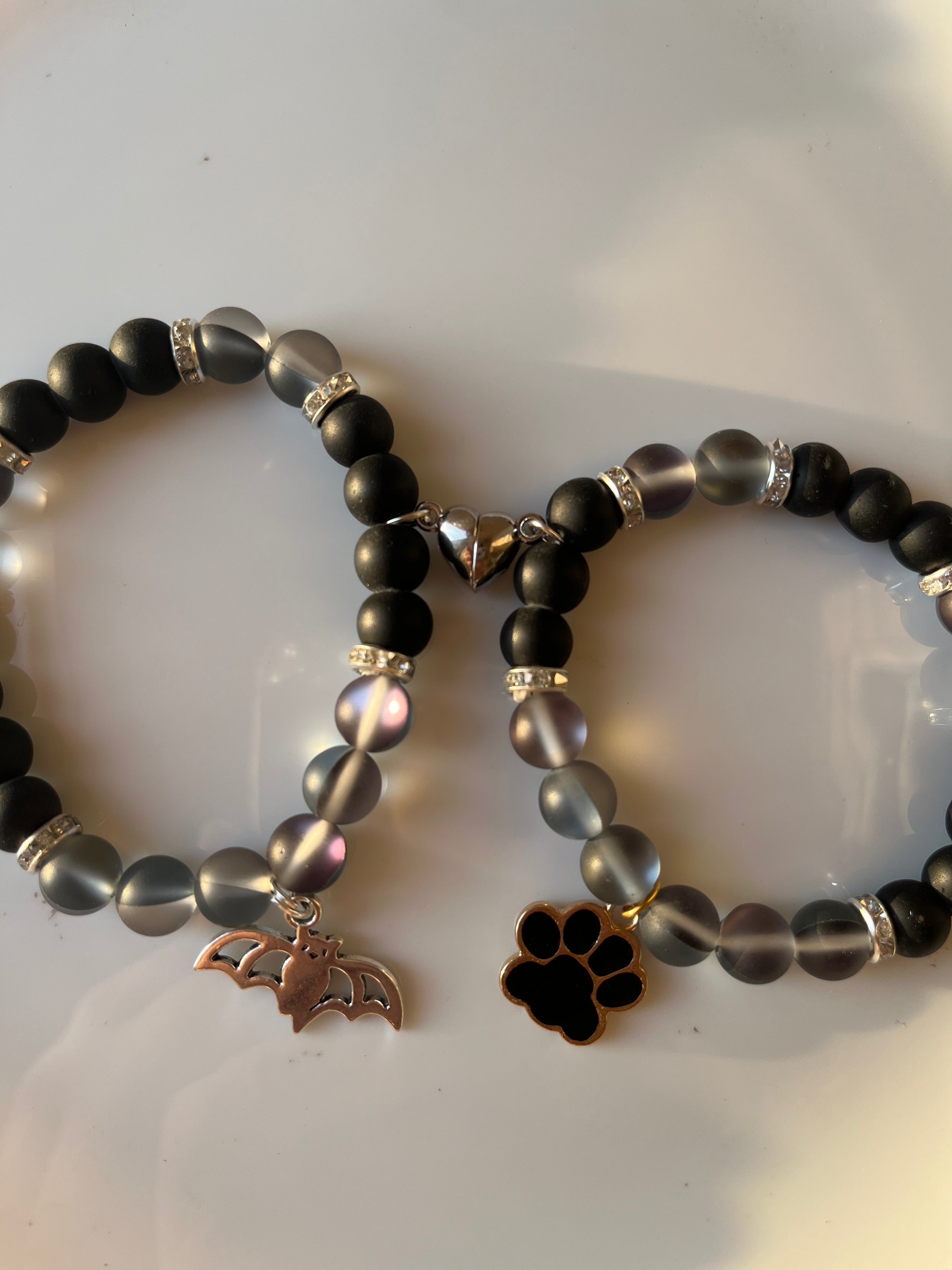 batman x catwoman couple bracelets