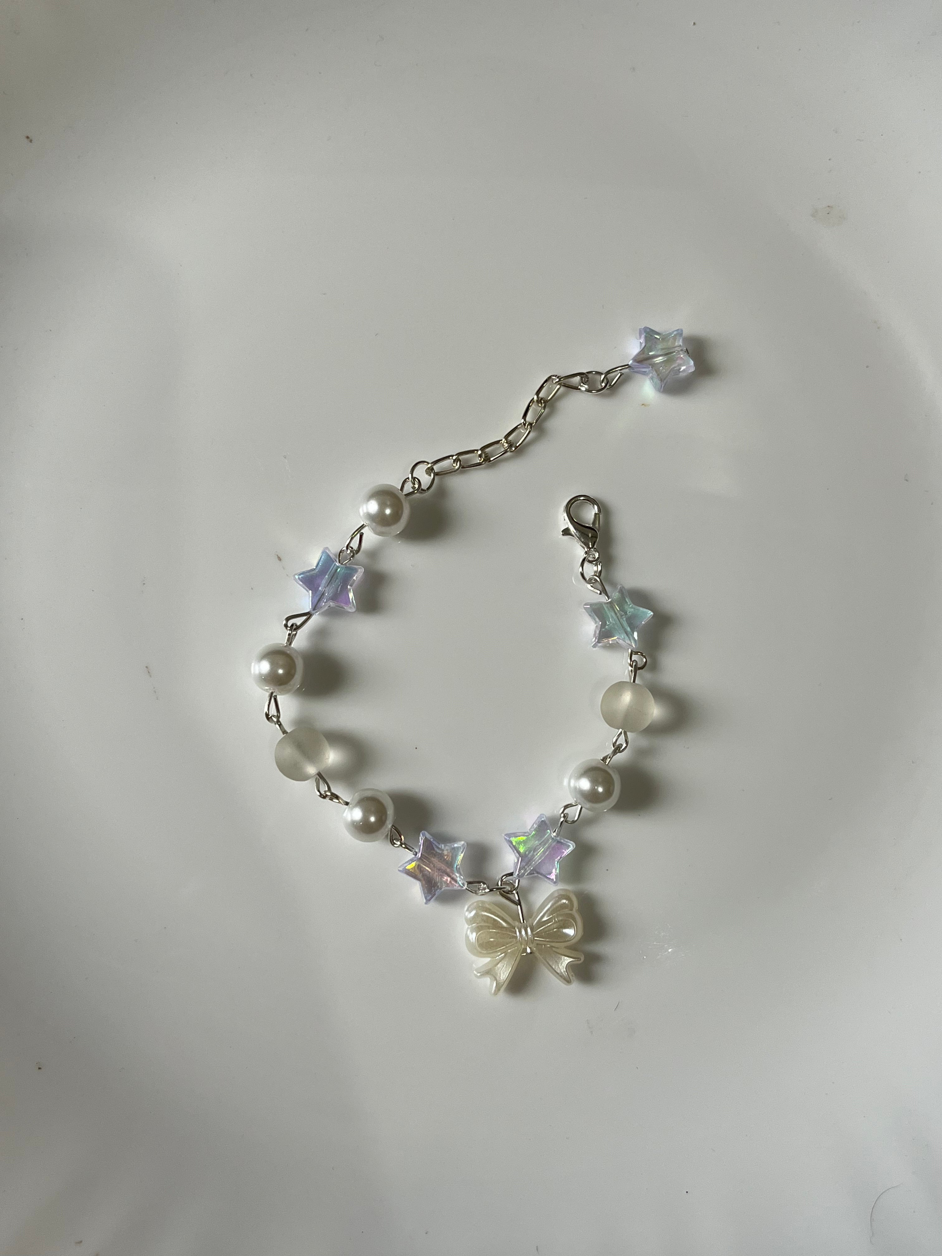 ruby bow bracelet