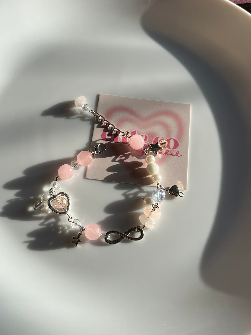 infinity coquette bracelet