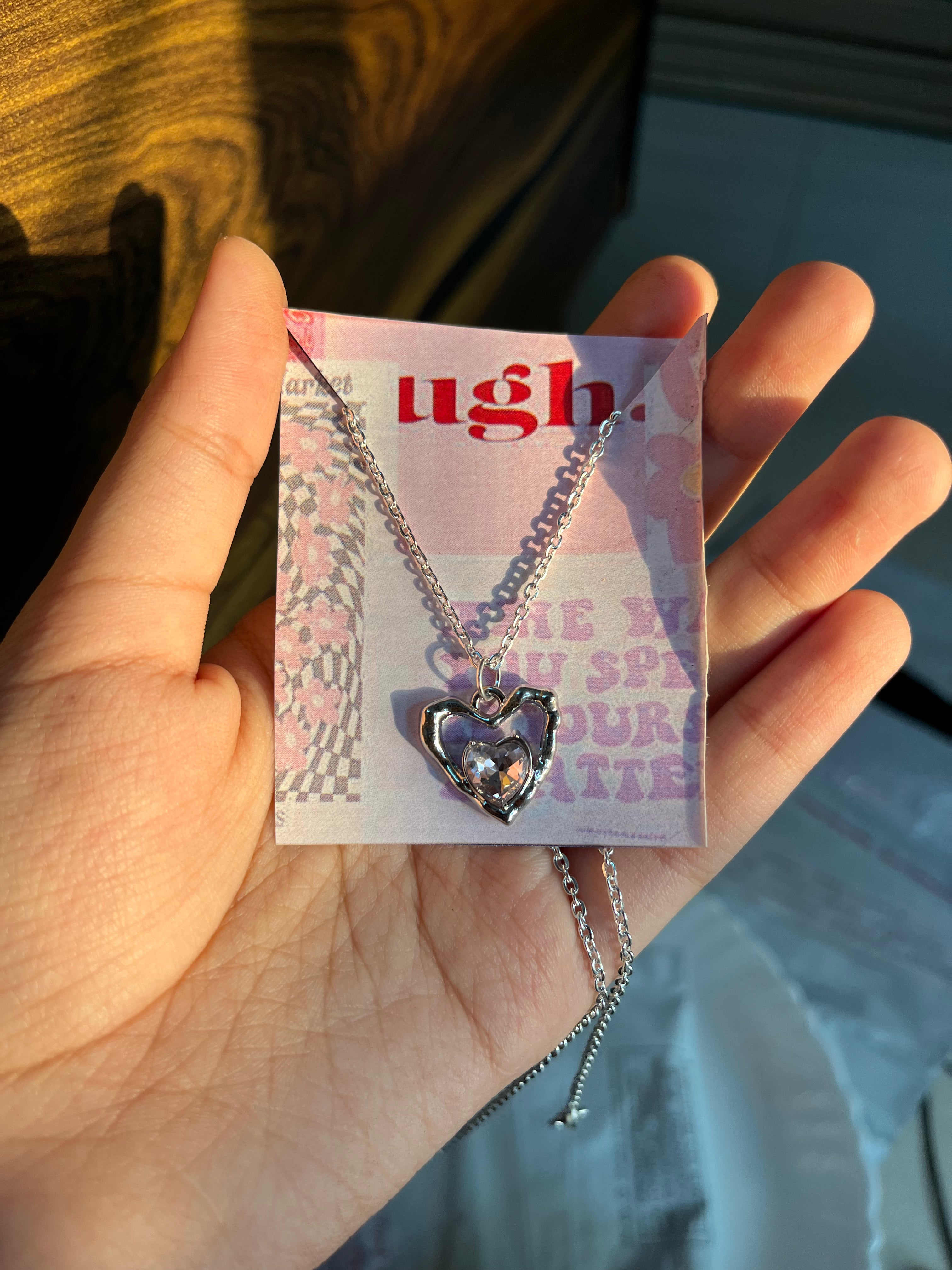 double heart chain