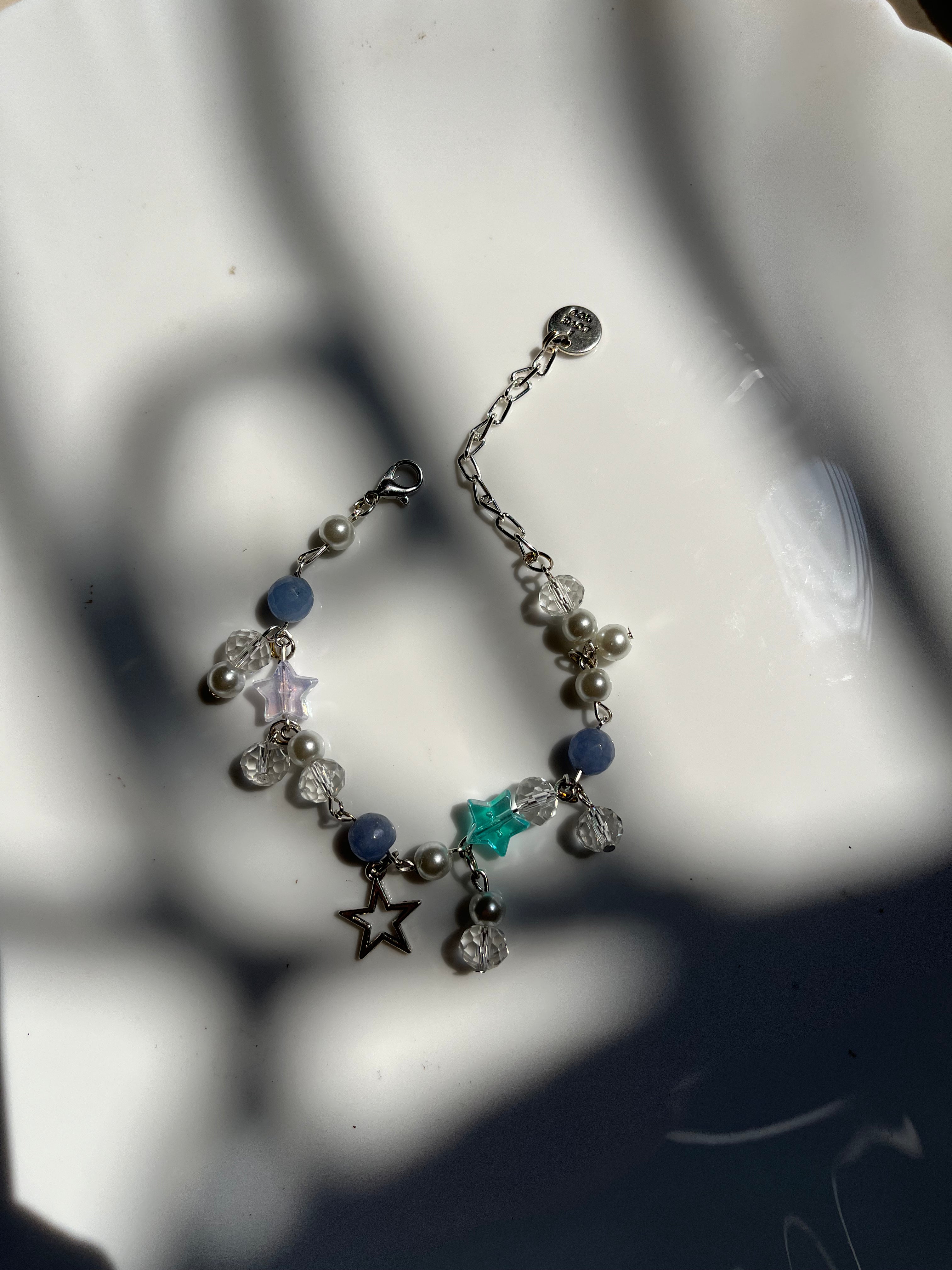 blue coquette bracelet