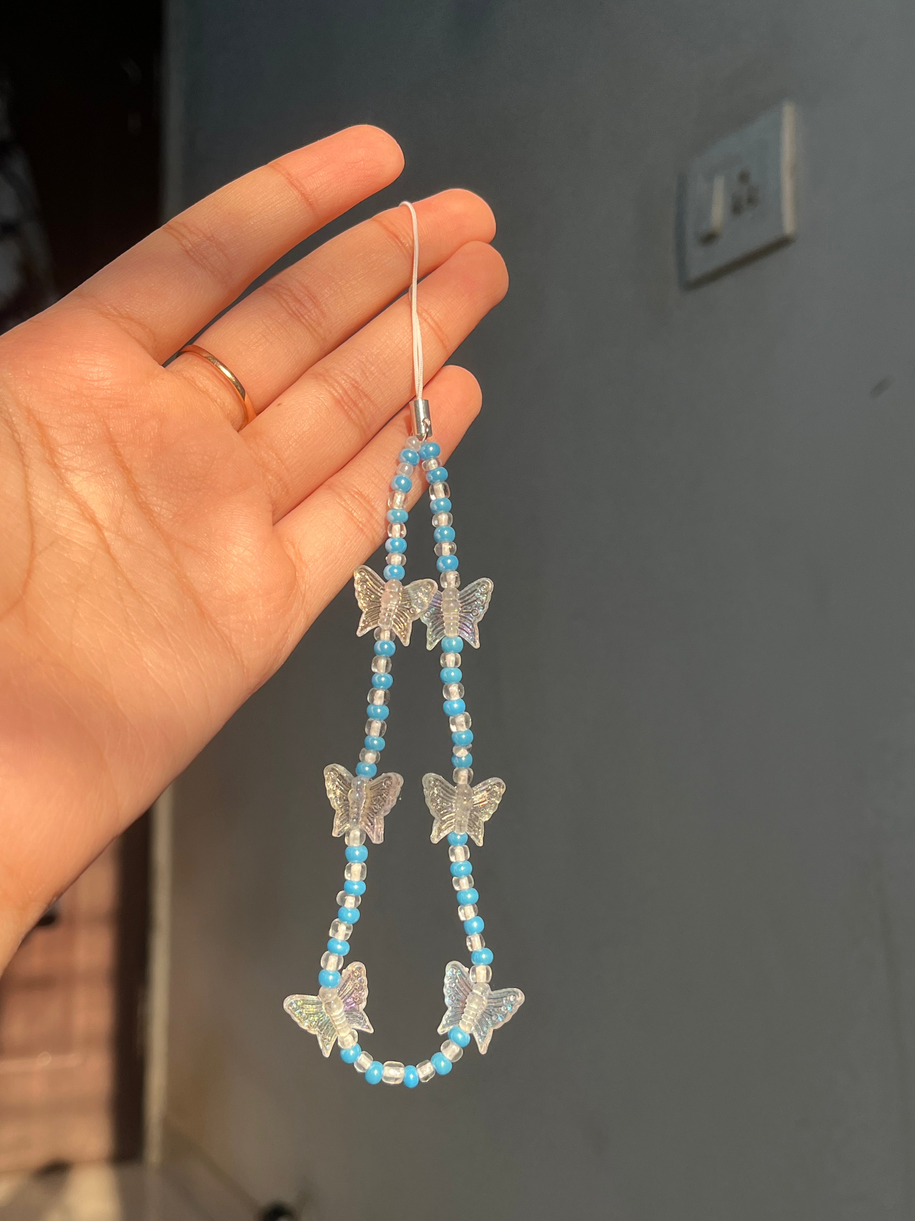 butterfly phone charm
