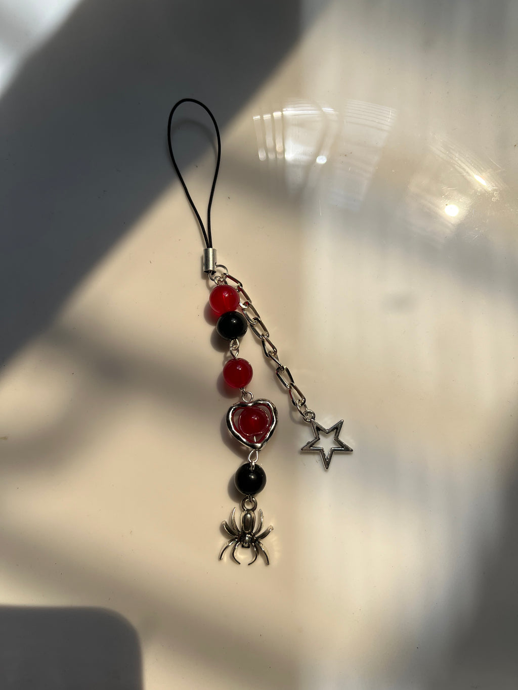 spider phone charm