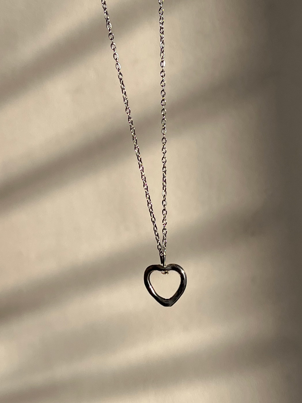 hollow heart chain